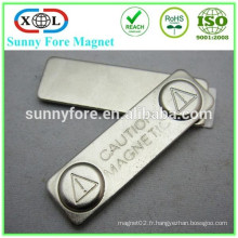 45 * 13mm bloc magnet souvenir avec adhésif 3M